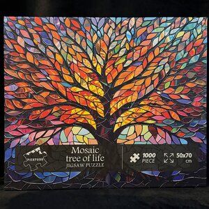 Pickforu, Mosaic Tree Of Life Jigsaw Puzzle, 
1000 Pieces